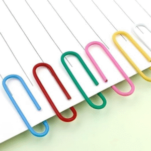 Paper Clips, 28 mm Gem Clips, 100 PCS, Multi-Colored - Premium Metal Clips for Office, School & Home. Firm Grip, Secure Hold, Organize Documents