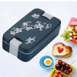 Lunch Box 2 Compartment Lunch Box,Ideal for School, Picnic, Office & Outdoor