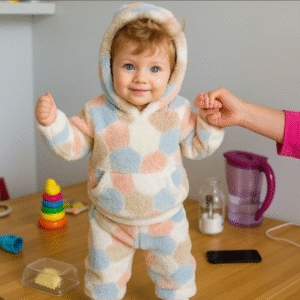 Soft And Warm Printed Baby Suit Winter Wear Pajami And Hoodie Clothing Set For New Born Baby Boy And Baby Girl, Standard, Multicolour