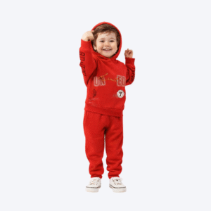 Unisex Winter Style Pajama Sets for (Girls/boy) Hoodie, multicolour.Cold-Weather Fleece and Pants Soft Fabric with Casual wear Kid’s Pack of 1