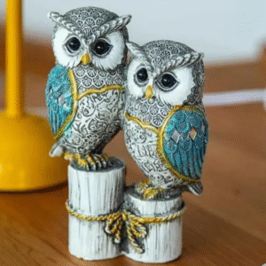Joint Owl Lucky Showpiece – Perfect for Home & Office Decor